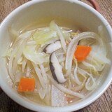 野菜たっぷり♪しいたけの中華スープ